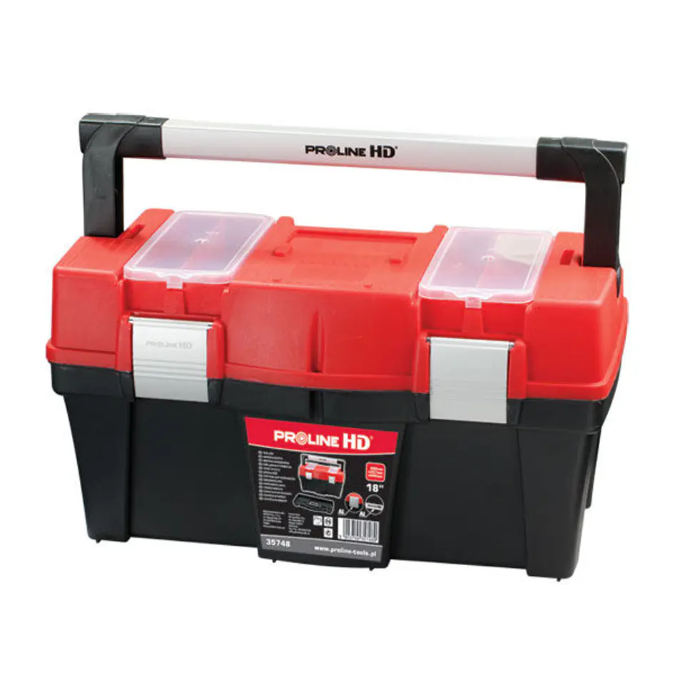 35748 Tool box 18 inch with AL chuck, 458x257x245 mm, ProlineHD at Wasserman.eu
