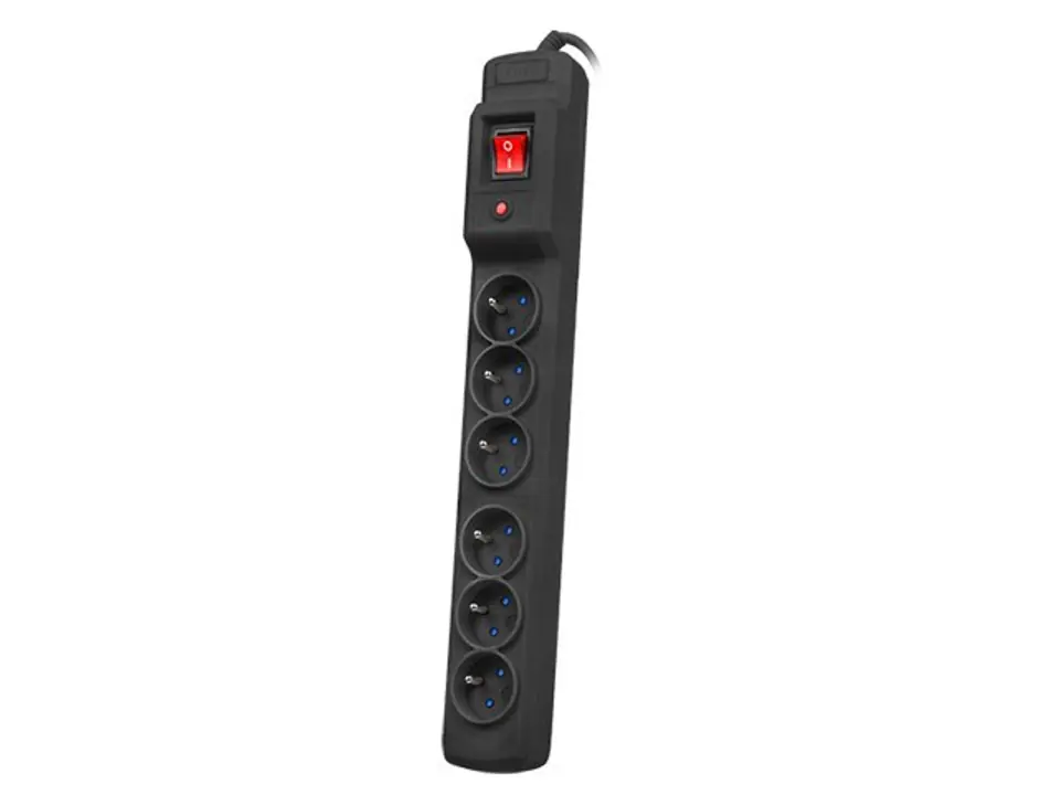 ⁨Surge Protector Multi M6 10m black⁩ at Wasserman.eu