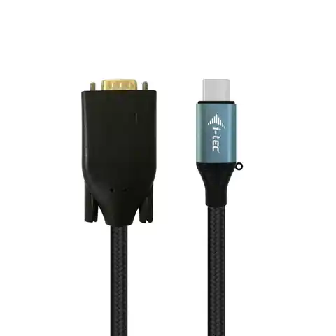 ⁨Adapter kablowy USB-C 3.1 do VGA 1080p/60Hz 150cm⁩ w sklepie Wasserman.eu