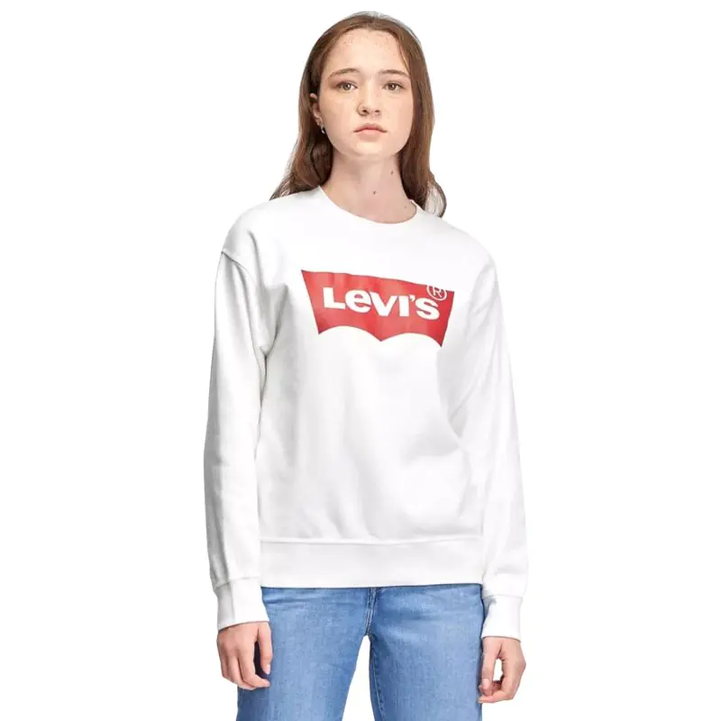 ⁨Bluza Levi's Graphic Standard Crew Hoodie W (kolor Biały, rozmiar L)⁩ w sklepie Wasserman.eu