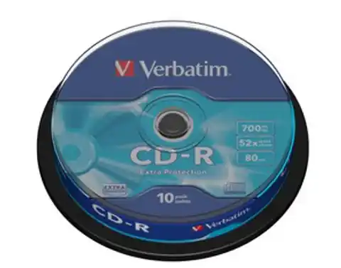 ⁨CD-R 52x 700MB 10P CB DL Ex Prot 43437⁩ w sklepie Wasserman.eu