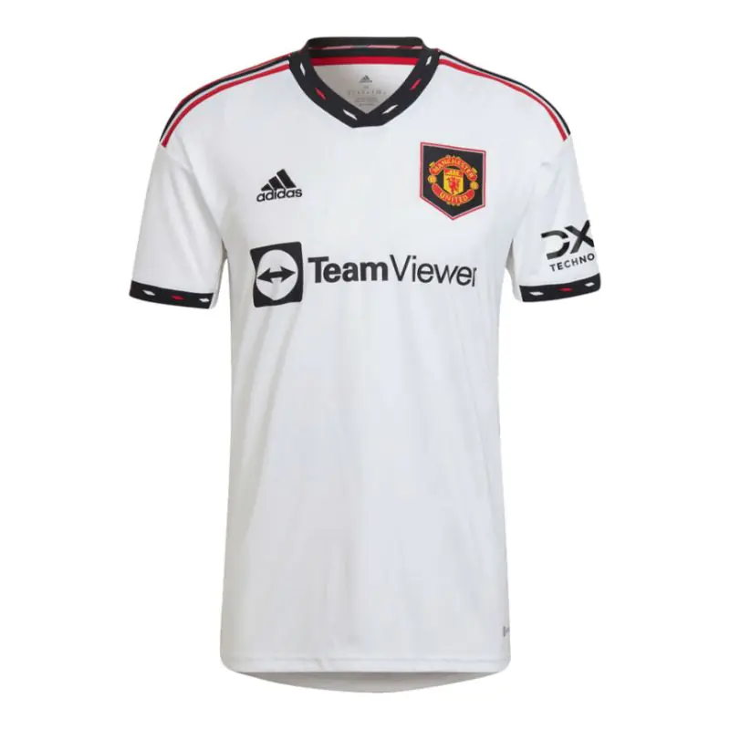 ⁨Koszulka adidas Manchester United Away M (kolor Biały, rozmiar XXL)⁩ w sklepie Wasserman.eu