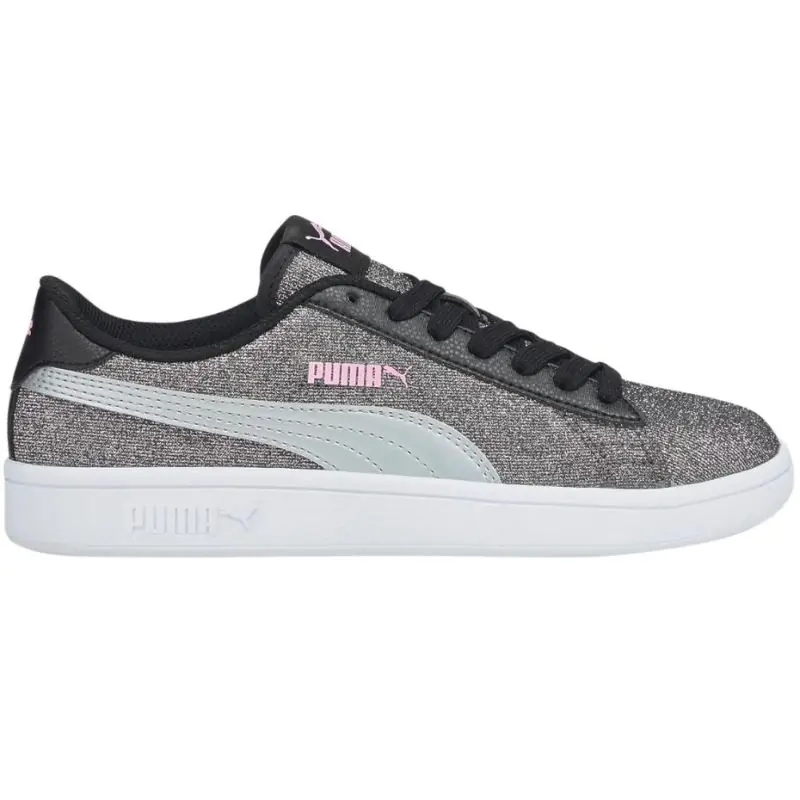 ⁨Puma Smash v2 Glitz Glam Shoes Silver 367377 26 37,5⁩ at Wasserman.eu