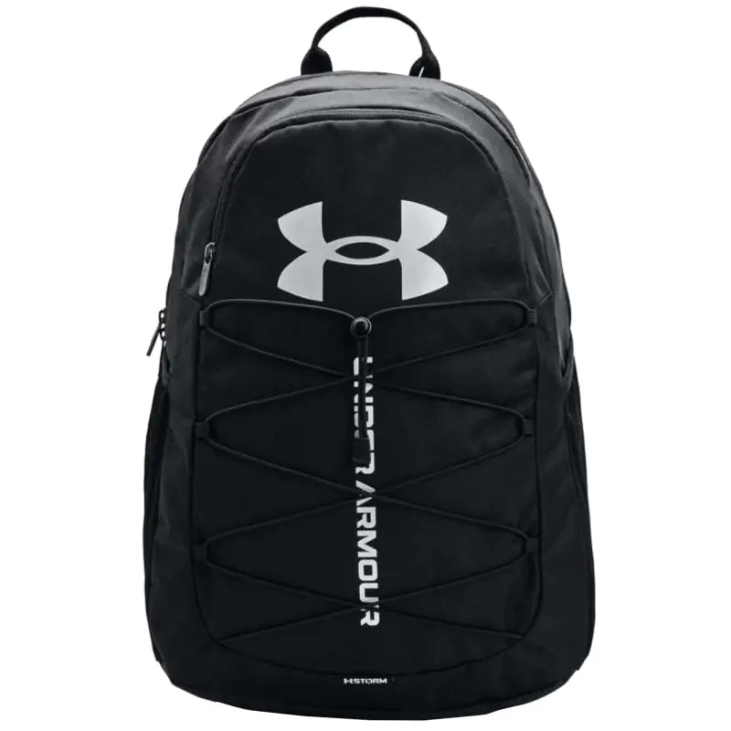 ⁨Plecak Under Armour Hustle Sport Backpack 1364181 (kolor Czarny, rozmiar One size)⁩ w sklepie Wasserman.eu