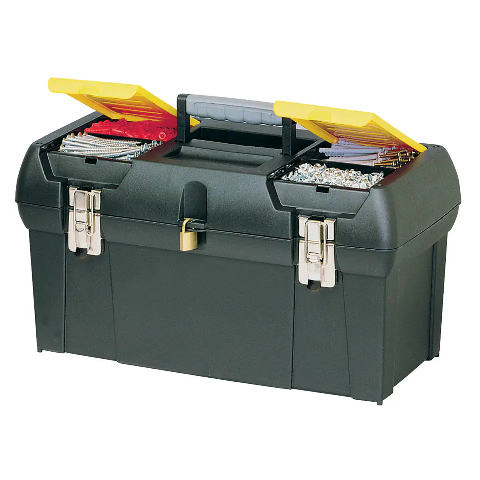 ⁨19" 2000 METAL LATCH TOOLBOX⁩ at Wasserman.eu