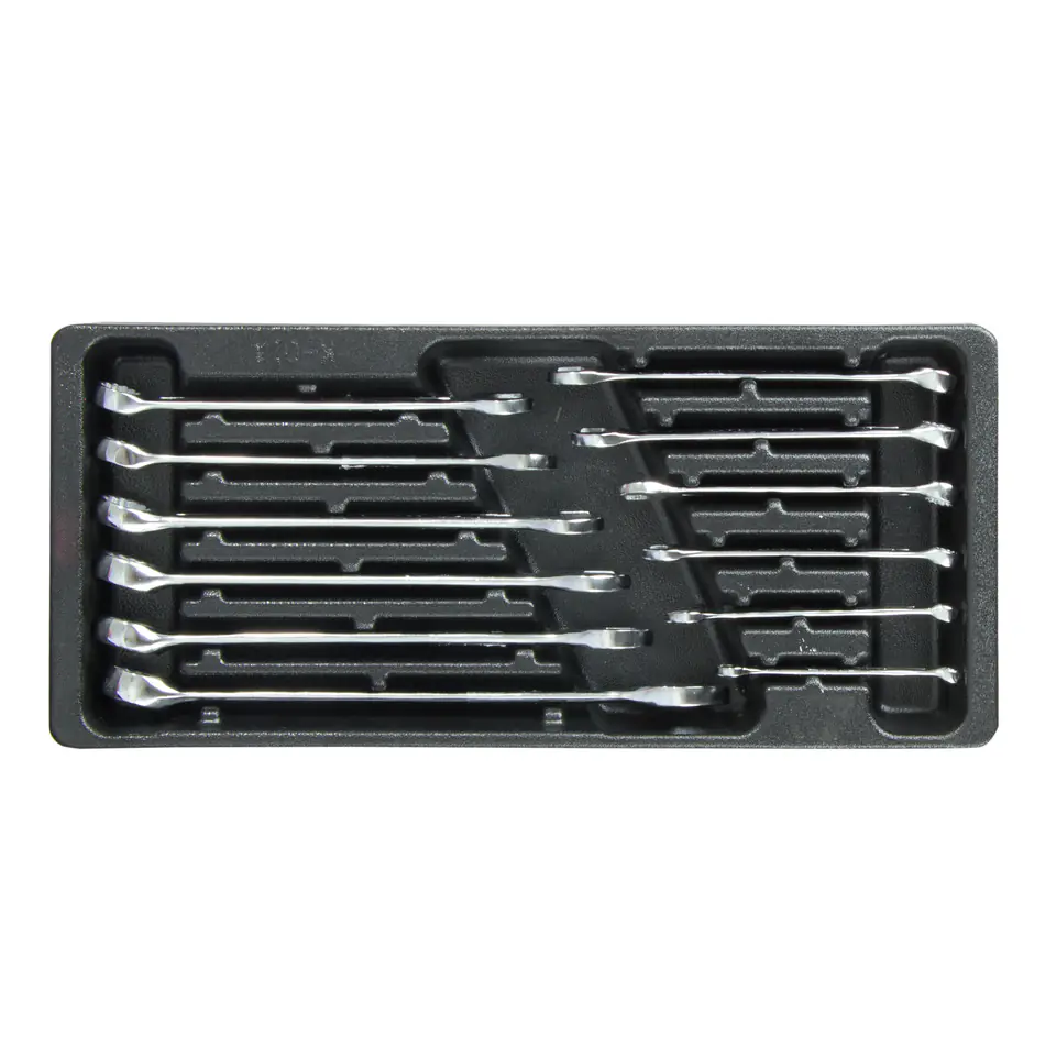 ⁨58714 Tray number 14 - combination wrenches - flat, 12 pieces, empty⁩ at Wasserman.eu