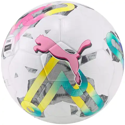 ⁨Piłka nożna Puma Orbita 3 TB FIFA Quality 83777 (kolor Biały. Zielony. Różowy, rozmiar 4)⁩ w sklepie Wasserman.eu