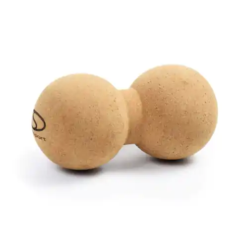 ⁨Podwójna piłka do masażu "Peanut" SMJ sport HH-Cork-1003 (kolor Brązowy)⁩ w sklepie Wasserman.eu