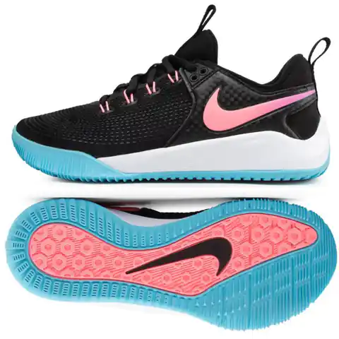 ⁨Buty do siatkówki Nike Air Zoom Hyperace 2 LE W DM8199 (kolor Czarny, rozmiar 40)⁩ w sklepie Wasserman.eu