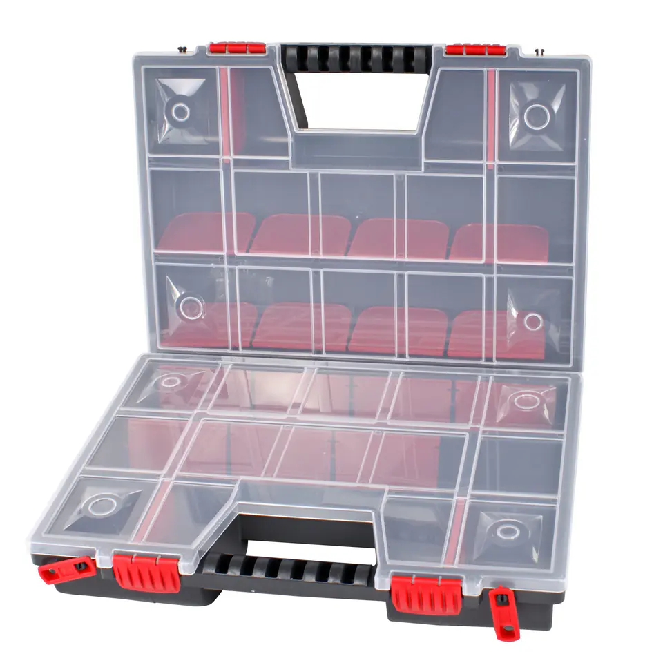 ⁨35706 Organizer with handle 30 compartments, 130x290x390 mm, Proline⁩ at Wasserman.eu