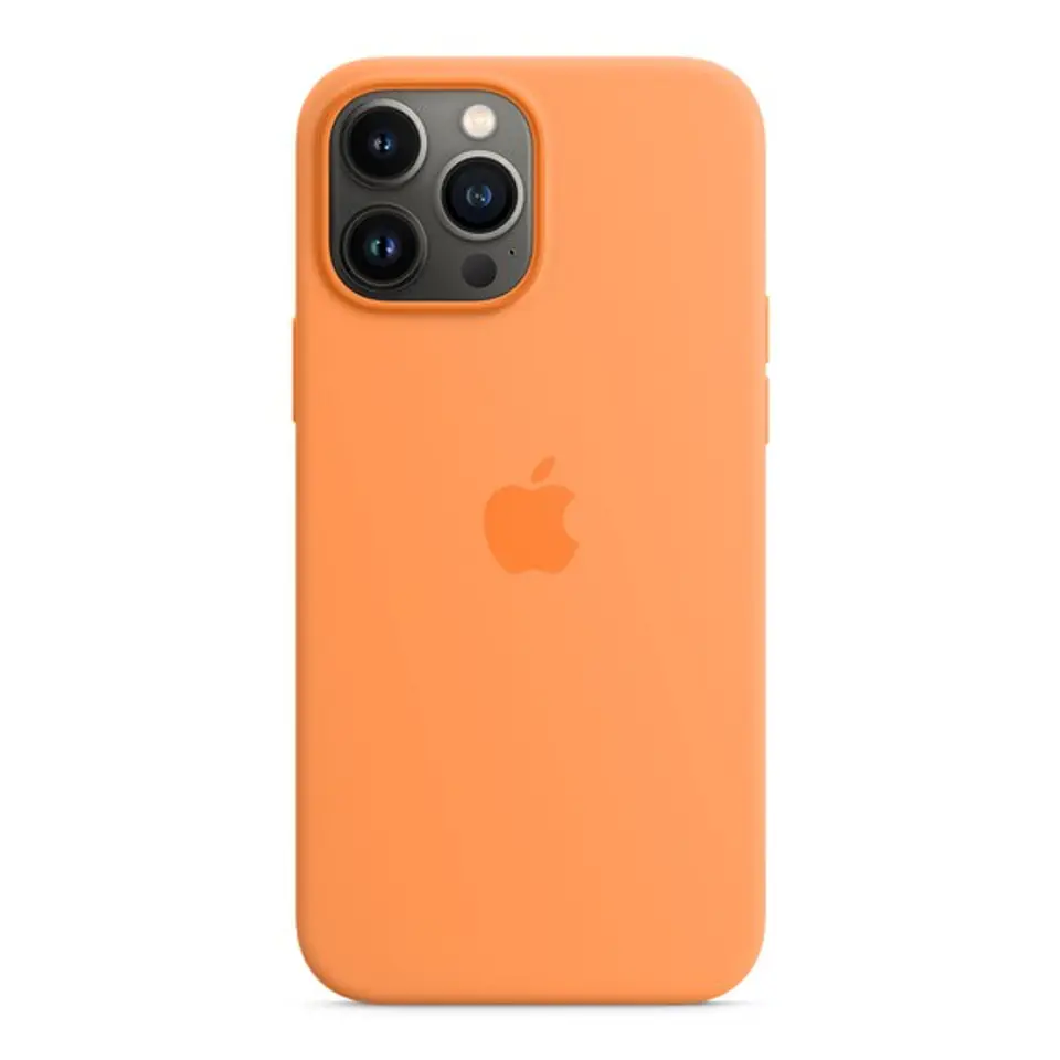 iPhone 13 Pro Max Silicone Case with MagSafe - Marigold at Wasserman.eu