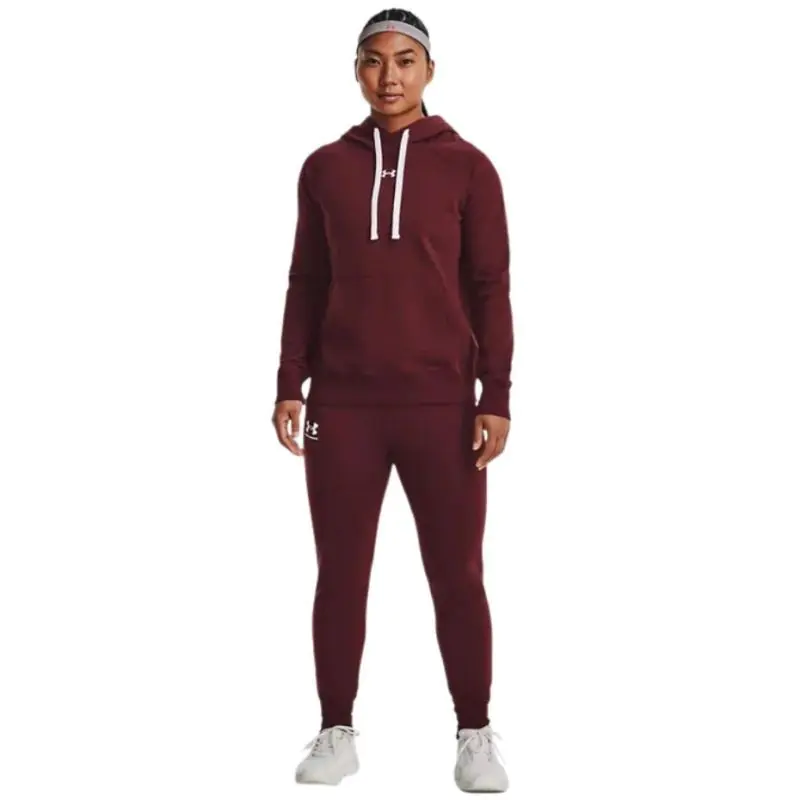 ⁨Under Armour Women's Rival Fleece HB Hoodie Red 1356317 690⁩ at Wasserman.eu