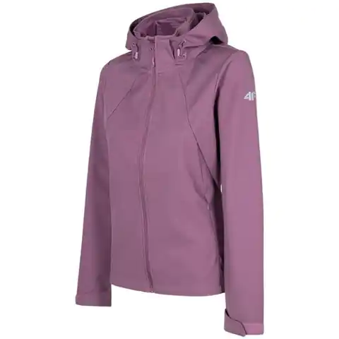 ⁨Women's 4F softshell jacket light purple H4Z22 SFD001 52S⁩ at Wasserman.eu