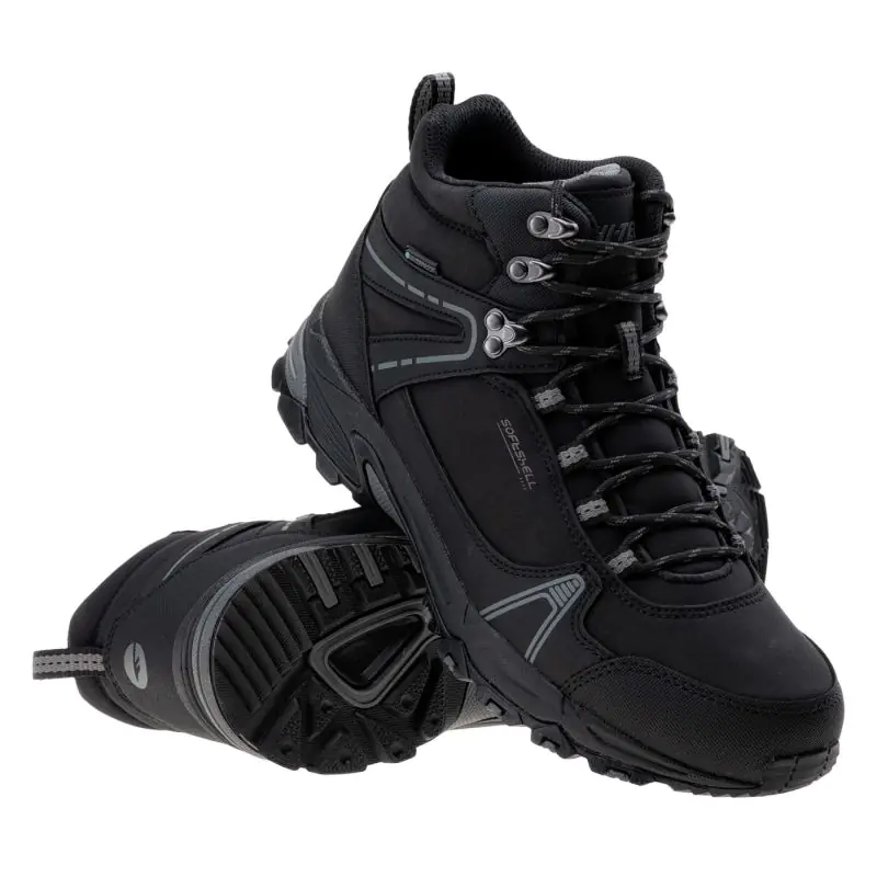 ⁨Buty Hi-Tec Hapiter Mid Wp M (kolor Czarny, rozmiar 41)⁩ w sklepie Wasserman.eu