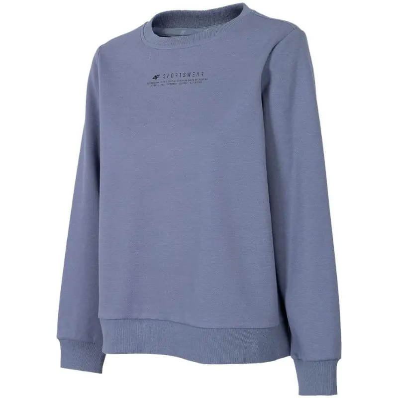 ⁨Women's sweatshirt 4F grey H4Z22 BLD020 25S S⁩ at Wasserman.eu