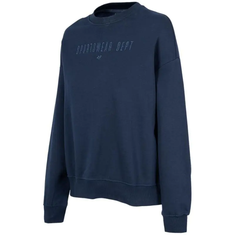 ⁨Women's sweatshirt 4F dark navy blue H4Z22 BLD033 30S L⁩ at Wasserman.eu