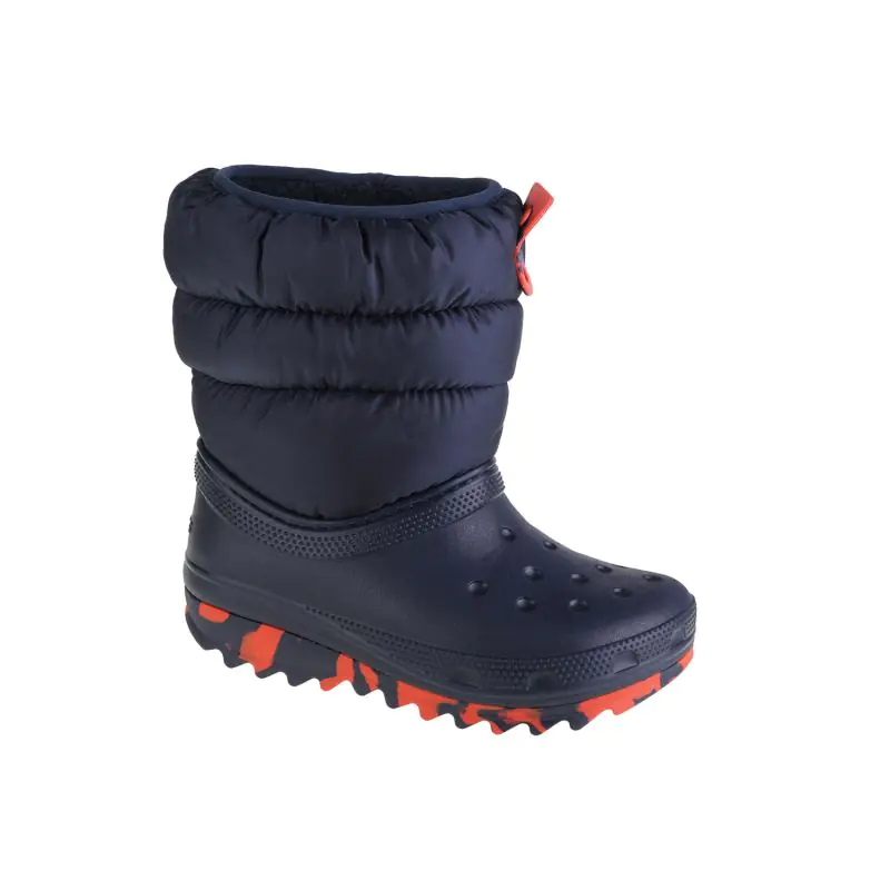 ⁨Buty Crocs Classic Neo Puff Boot Jr 207684 (kolor Granatowy, rozmiar 34/35)⁩ w sklepie Wasserman.eu