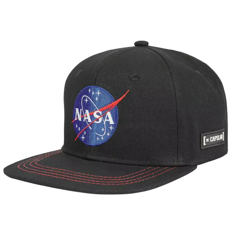 ⁨Czapka z daszkiem Capslab Space Mission NASA Snapback Cap CL-NASA (kolor Czarny, rozmiar One size)⁩ w sklepie Wasserman.eu