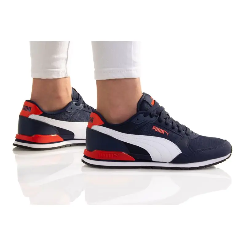 ⁨Buty Puma St Runner V3 Mesh Jr (kolor Granatowy, rozmiar 37.5)⁩ w sklepie Wasserman.eu