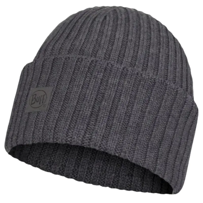 ⁨Czapka Buff Ervin Merino Hat Beanie (kolor Szary/Srebrny, rozmiar One size)⁩ w sklepie Wasserman.eu