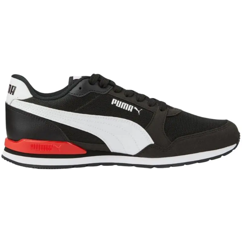 ⁨Buty Puma St Runner V3 Mesh M 384640 (kolor Biały. Czarny. Czerwony, rozmiar 41)⁩ w sklepie Wasserman.eu