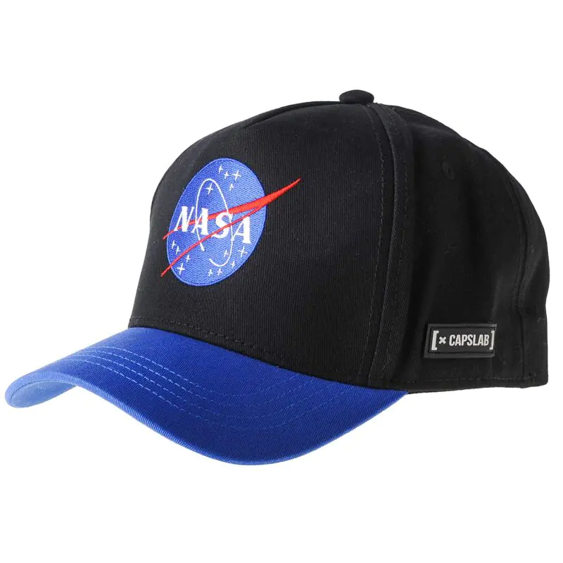 ⁨Czapka z daszkiem Capslab Space Mission NASA Cap CL-NASA (kolor Czarny. Niebieski, rozmiar One size)⁩ w sklepie Wasserman.eu