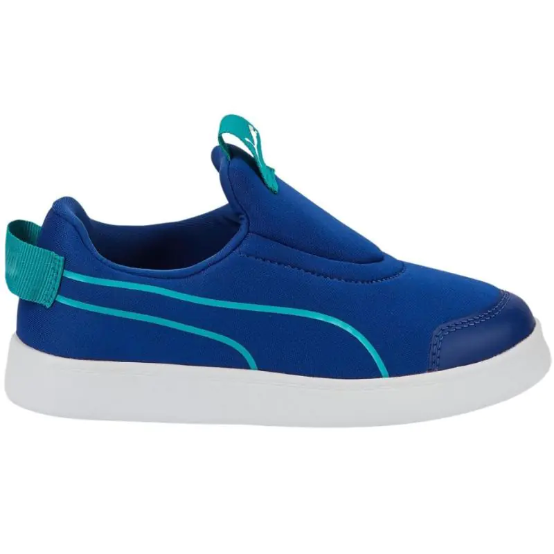 ⁨Puma Courtflex v2 Slip On PS Kids Shoes Blue 374858 11 31.5⁩ at Wasserman.eu