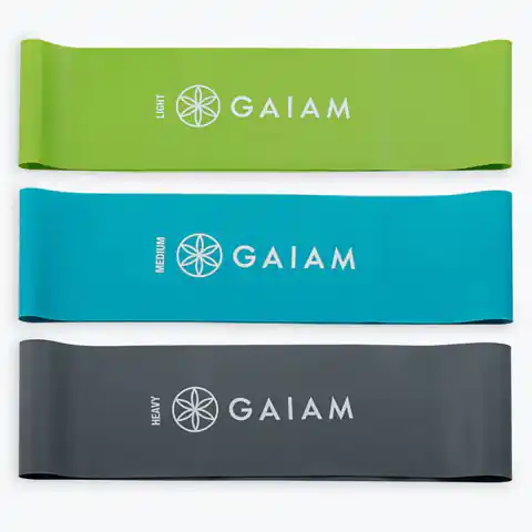 ⁨Zestaw gum treningowych Gaiam (kolor Wielokolorowy)⁩ w sklepie Wasserman.eu