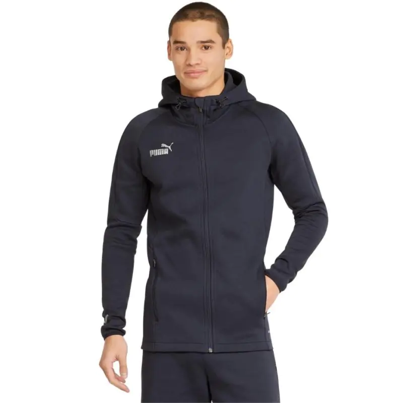 ⁨Bluza Puma TeamFinal Casuals Hooded M (kolor Granatowy, rozmiar 2XL)⁩ w sklepie Wasserman.eu