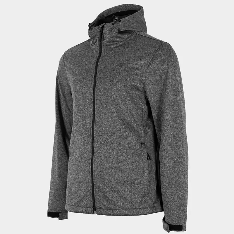 ⁨Kurtka softshell 4F M H4Z22-SFM350 (kolor Szary/Srebrny, rozmiar L)⁩ w sklepie Wasserman.eu