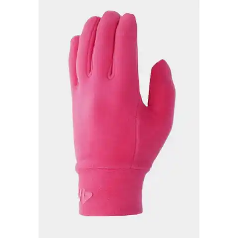 ⁨Rękawiczki 4F Jr 4FJAW22AGLOU011 (kolor Różowy, rozmiar L/XL)⁩ w sklepie Wasserman.eu