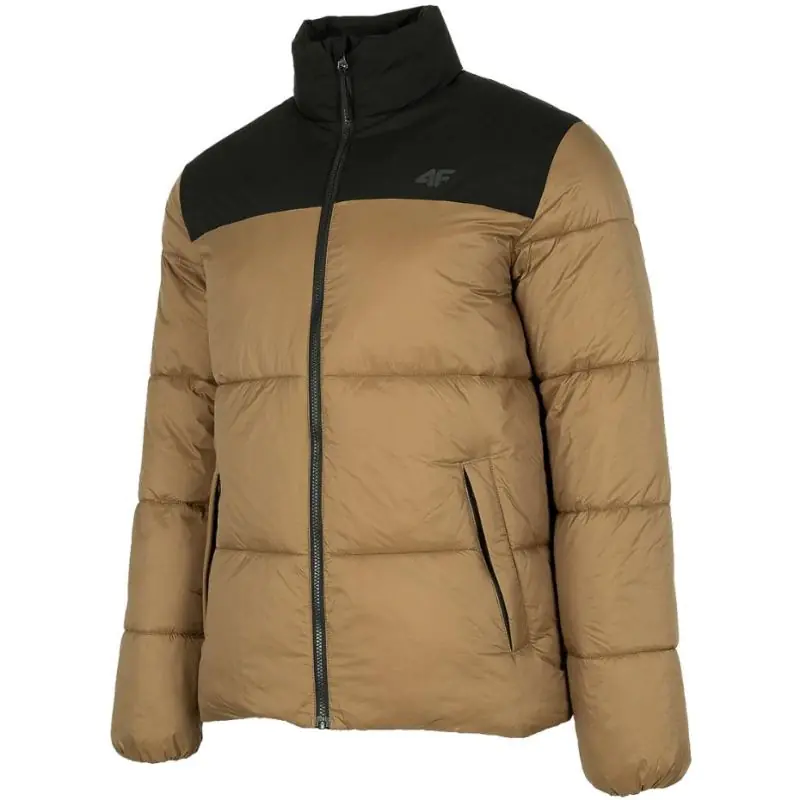 ⁨Men's jacket 4F light brown H4Z22 KUMP005 82S⁩ at Wasserman.eu