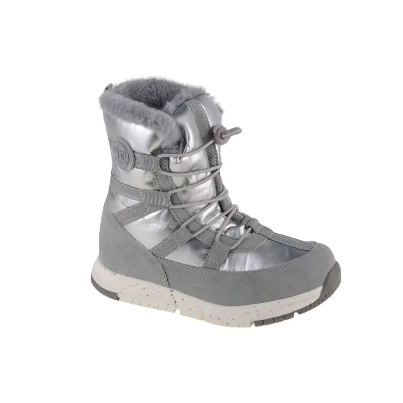 ⁨Buty Big Star Snow Boots Jr (kolor Szary/Srebrny, rozmiar 28)⁩ w sklepie Wasserman.eu