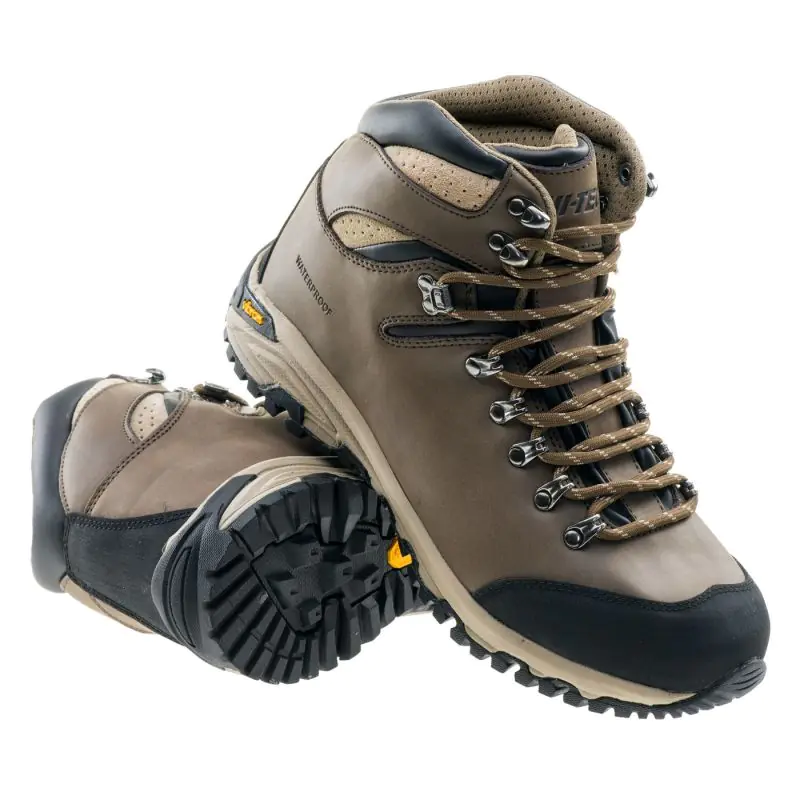 ⁨Buty Hi-Tec Sajama Mid Wp M (kolor Brązowy, rozmiar 42)⁩ w sklepie Wasserman.eu