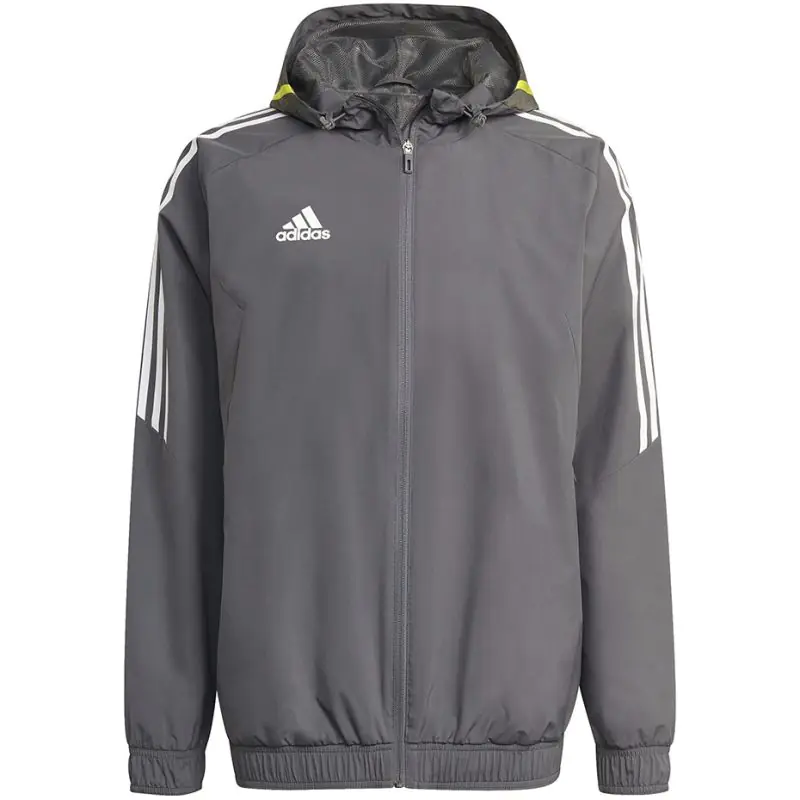 ⁨Kurtka adidas Condivo 20 All-weather Jacket M (kolor Grafitowy, rozmiar M)⁩ w sklepie Wasserman.eu