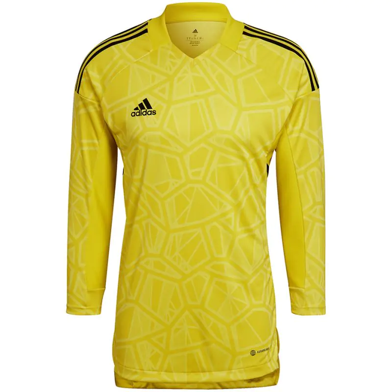 ⁨adidas Condivo 22 Jersey Long Sleeve Men's Goalkeeper T-Shirt Yellow HF0137⁩ at Wasserman.eu