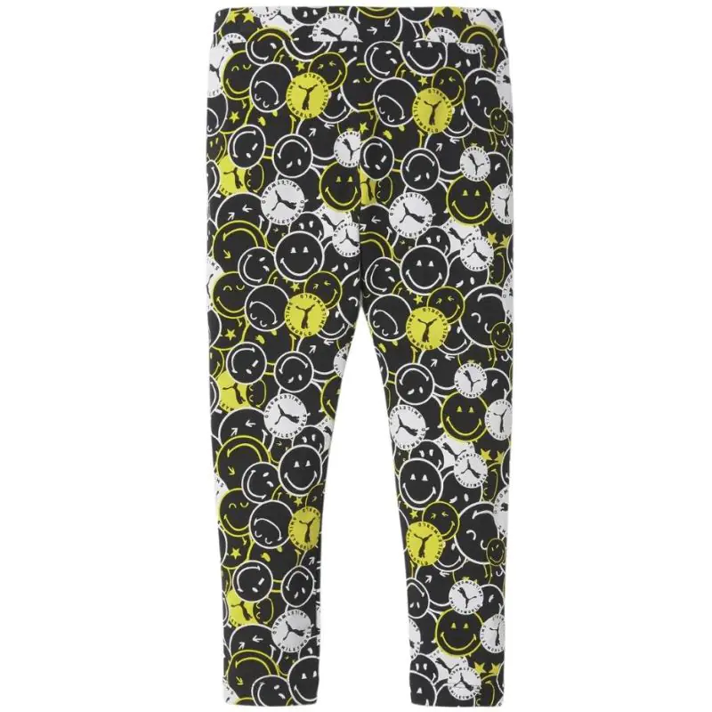 ⁨Legginsy Puma x Smiley World Aop Jr 846977 (kolor Czarny, rozmiar 116)⁩ w sklepie Wasserman.eu