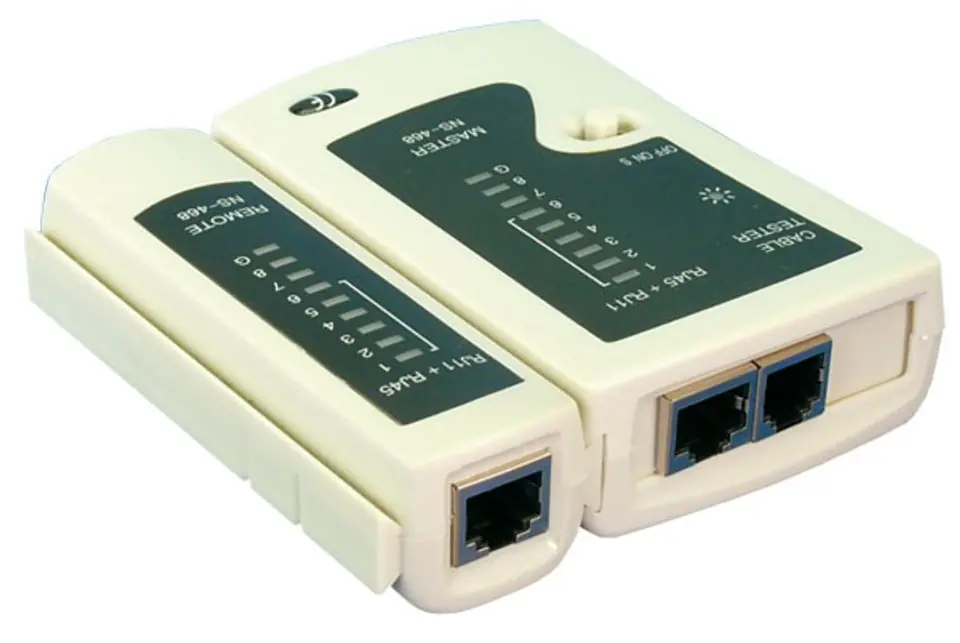 ⁨Tester kabli do zlacz RJ11,RJ12,RJ45 z jednostką zdalna⁩ w sklepie Wasserman.eu