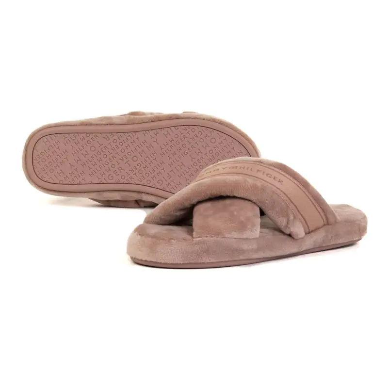 ⁨Kapcie Tommy Hilfiger Comfy Home Slippers With Straps W FW0FW06587 (kolor Różowy, rozmiar 35-36)⁩ w sklepie Wasserman.eu