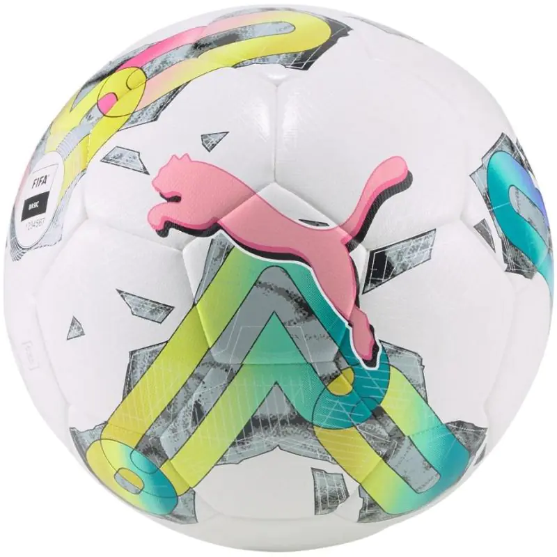 ⁨Piłka nożna Puma Orbita 4 HYB FIFA Basic 83778 (kolor Biały, rozmiar 5)⁩ w sklepie Wasserman.eu