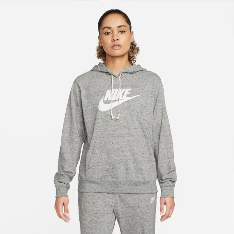 ⁨Bluza Nike Sportswear Gym Vintage W DM6388 (kolor Szary/Srebrny, rozmiar S)⁩ w sklepie Wasserman.eu