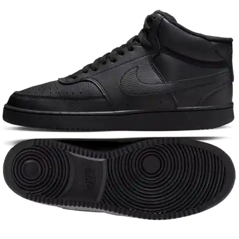 ⁨Buty Nike Court Vision MID Next Nature M DN3577 (kolor Czarny, rozmiar 45.5)⁩ w sklepie Wasserman.eu