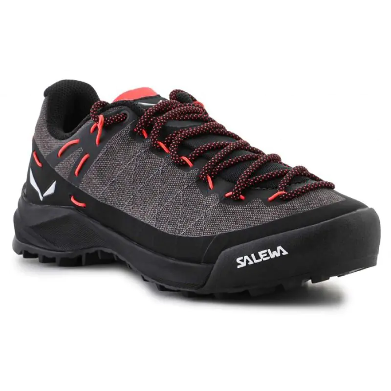 ⁨Buty Salewa Wildfire Canvas W 61407 (kolor Szary/Srebrny, rozmiar EU 38)⁩ w sklepie Wasserman.eu