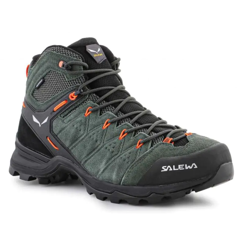 ⁨Buty Salewa Ms Alp Mate Mid Wp M 61384 (kolor Zielony, rozmiar EU 45)⁩ w sklepie Wasserman.eu