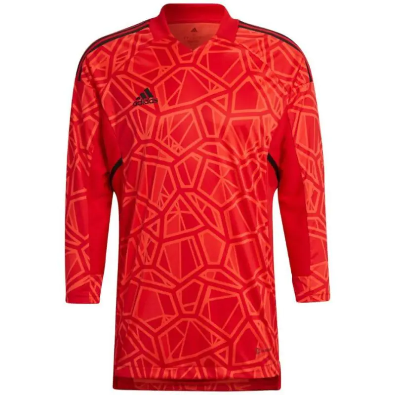 ⁨adidas Condivo 22 Long Sleeve Men's Goalkeeper T-Shirt Red H21237⁩ at Wasserman.eu