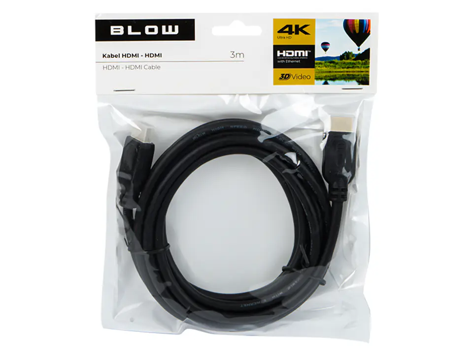 ⁨Przył.HDMI-HDMI  3m 4K⁩ w sklepie Wasserman.eu