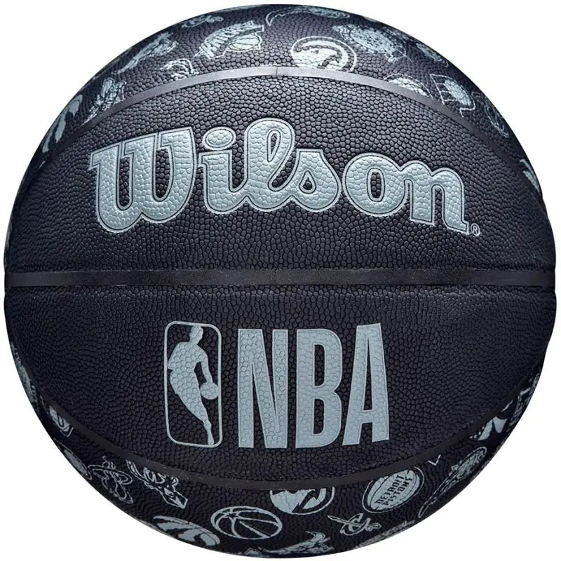 ⁨Piłka Wilson NBA All Team (kolor Czarny, rozmiar 7)⁩ w sklepie Wasserman.eu