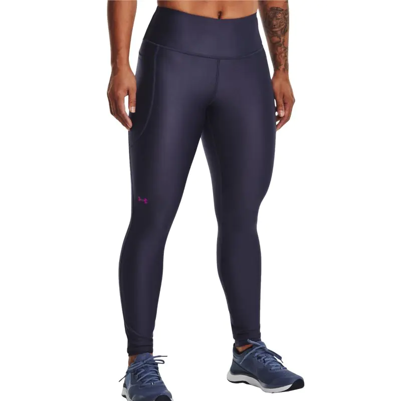 ⁨Spodnie Under Armour HeatGear No-Slip Waistband Leggings M 1365336 (kolor Granatowy, rozmiar XS)⁩ w sklepie Wasserman.eu