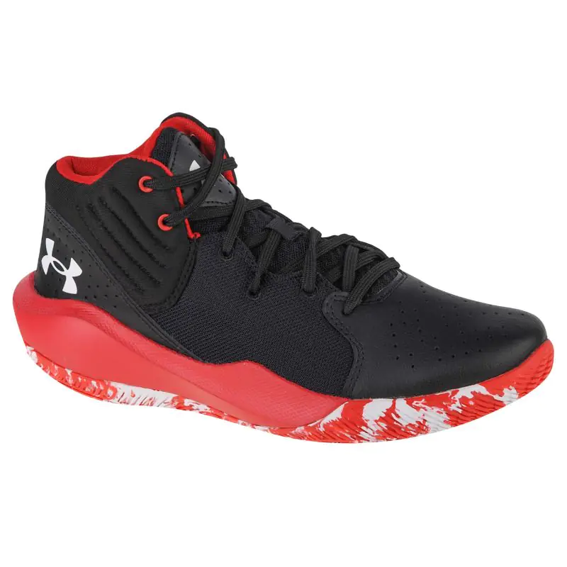 ⁨Buty do koszykówki Under Armour Jet 21 M 3024260 (kolor Czarny. Czerwony, rozmiar 42)⁩ w sklepie Wasserman.eu