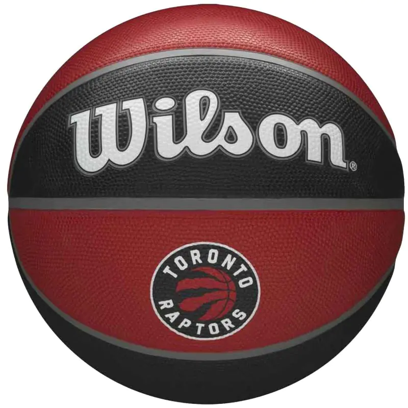 ⁨Piłka Wilson NBA Team Toronto Raptors Ball (kolor Czerwony, rozmiar 7)⁩ w sklepie Wasserman.eu